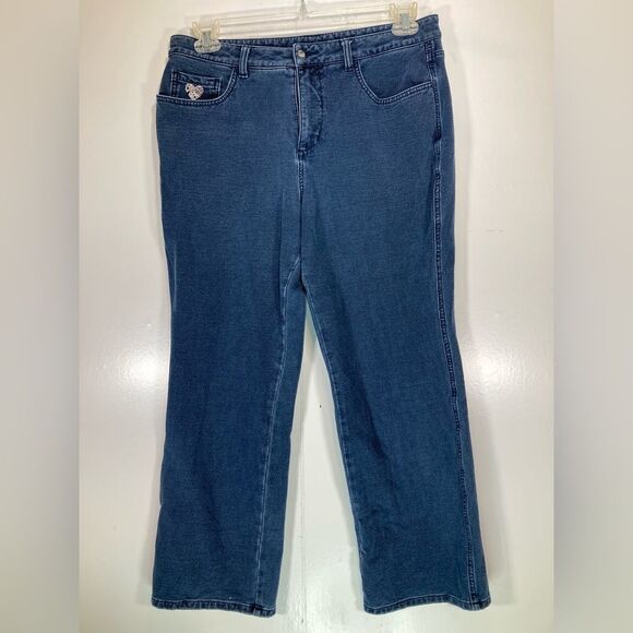 Dream Jeans by Quacker Factory, size 12, Washed Blue - Picture 2 of 5